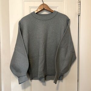 Baby blue sparkly balloon sweatshirt